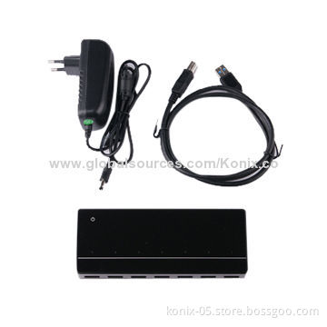 7-port USB 3.0 hub with 1 charging port